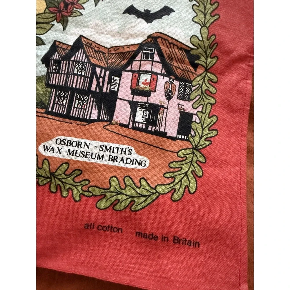 british Isle of Wight‎ 1982 places of interest tapestry, cotton, 29x19